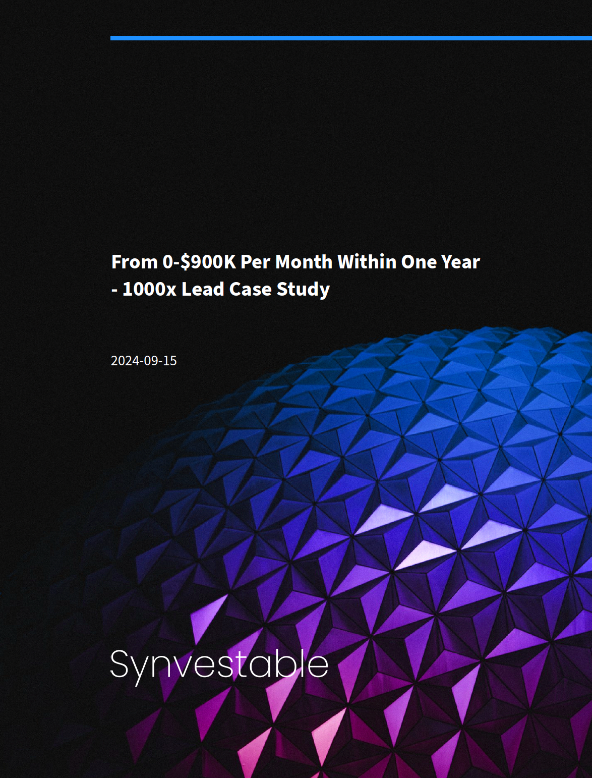 Synvestable case study results illustration