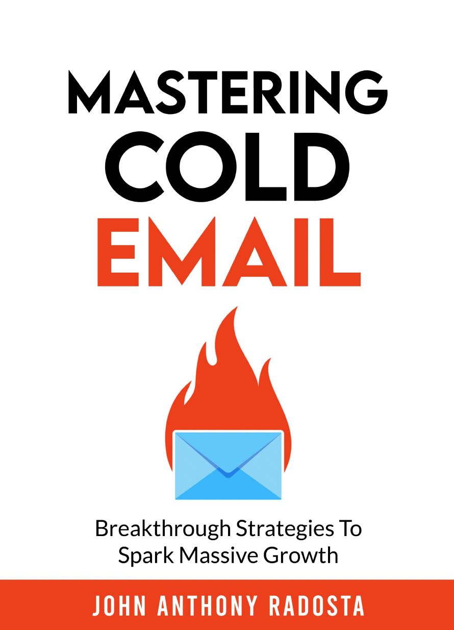 Mastering cold email guide cover